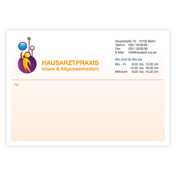 Privatrezepte Classic mit Eindruck Privatrezepte Classic mit Eindruck