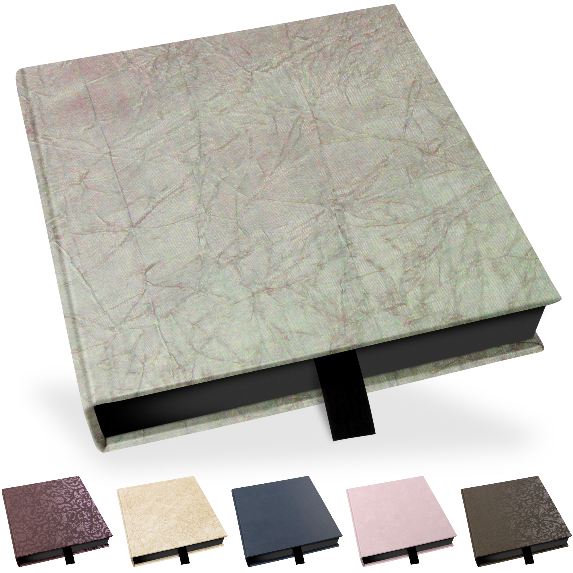 SCH-IS-16x16 Klappschachtel 17 x 17 cm, ohne Bildausschnitt, Innenschachtel schwarz Klappschachtel 17 x 17 cm, ohne Bildausschnitt, Innenschachtel schwarz