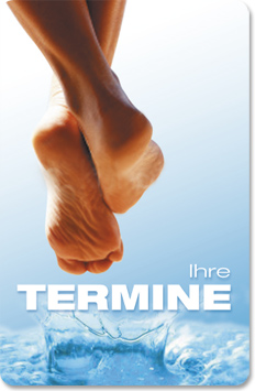 1204010181 Terminkarte "Leichtfüßig" Terminkarte "Leichtfüßig"