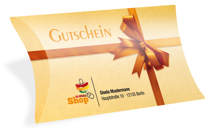 1231010180 Gutscheinkarte Etui "golden Surprise" individuell Gutscheinkarte Etui "golden Surprise" individuell