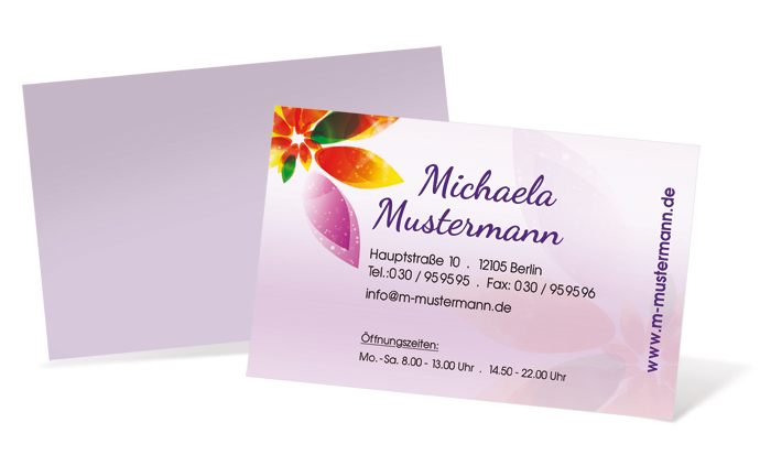 1212020289 Visitenkarte "white style" Landscape Visitenkarte "white style" Landscape