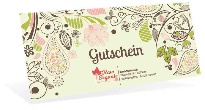 1208010280 Gutscheinkarte Classic "vintage art" individuell Gutscheinkarte Classic "vintage art" individuell