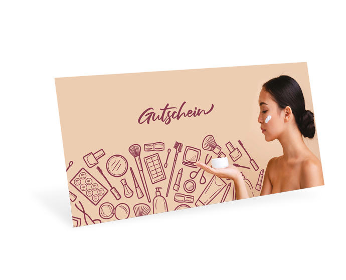 1208010371 Gutscheinkarte Classic "Cosmetics" individuell Gutscheinkarte Classic "Cosmetics" individuell
