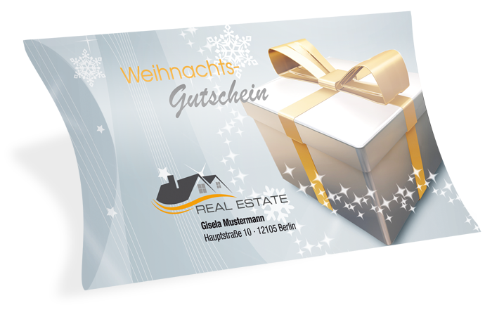 Gutscheinkarte Etui "Weihnachtszauber" individuell Gutscheinkarte Etui "Weihnachtszauber" individuell