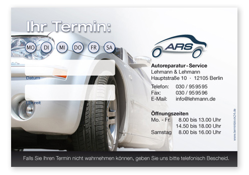 1214010128 Terminzettel "Mobile" - 1 Termin mit Wochentagen Terminzettel "Mobile" - 1 Termin mit Wochentagen