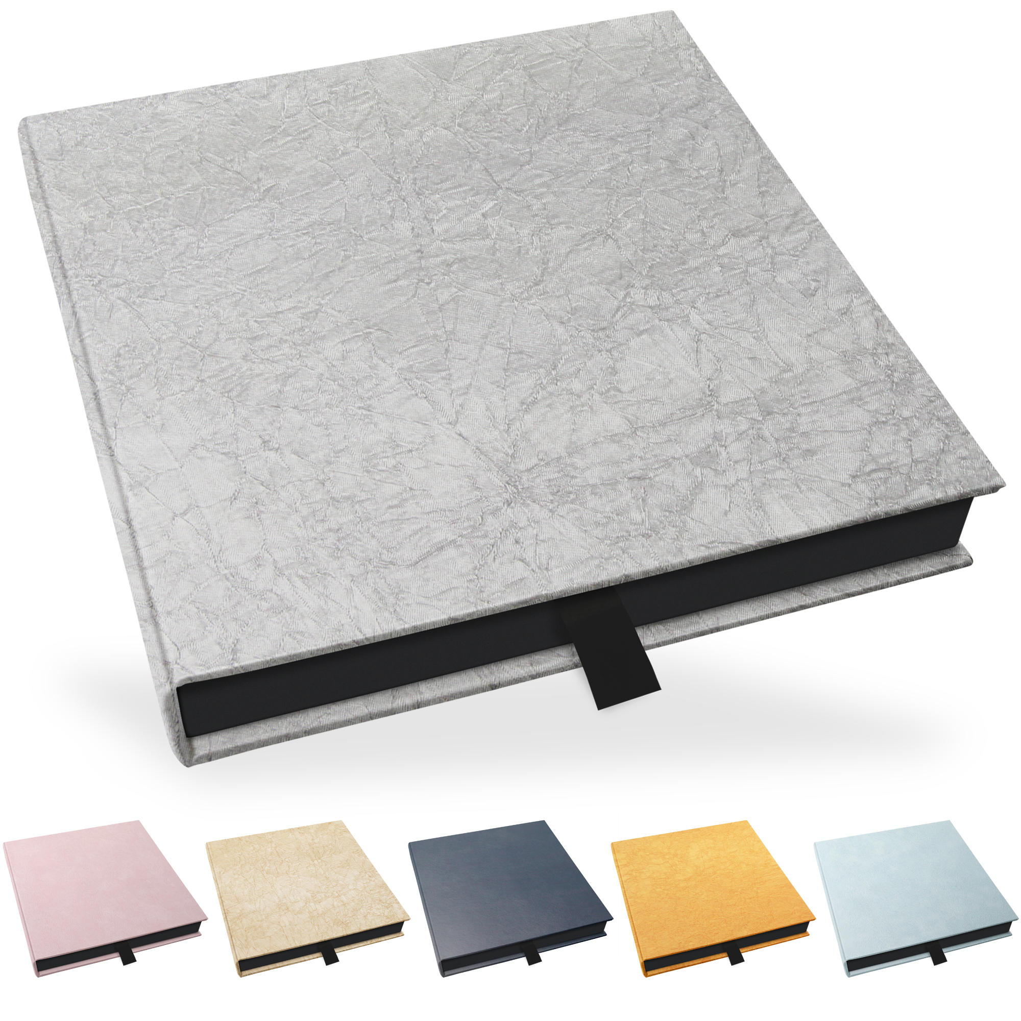 SCH-IS-22x22 Klappschachtel 23 x 23 cm, ohne Bildausschnitt, Innenschachtel schwarz Klappschachtel 23 x 23 cm, ohne Bildausschnitt, Innenschachtel schwarz