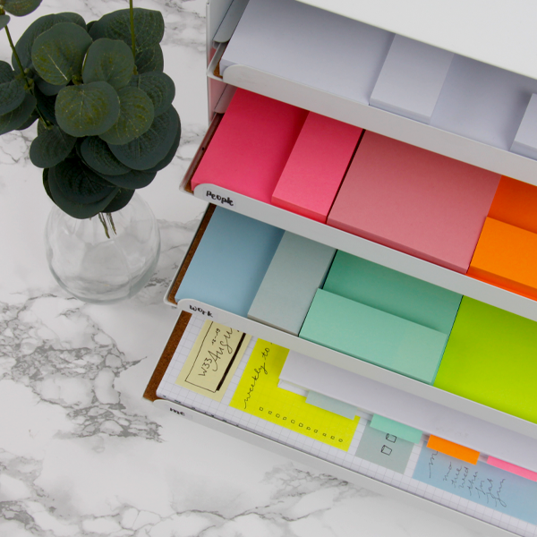 BIZSTIX® Office Farb-Pack Pastell 100 x 75 mm