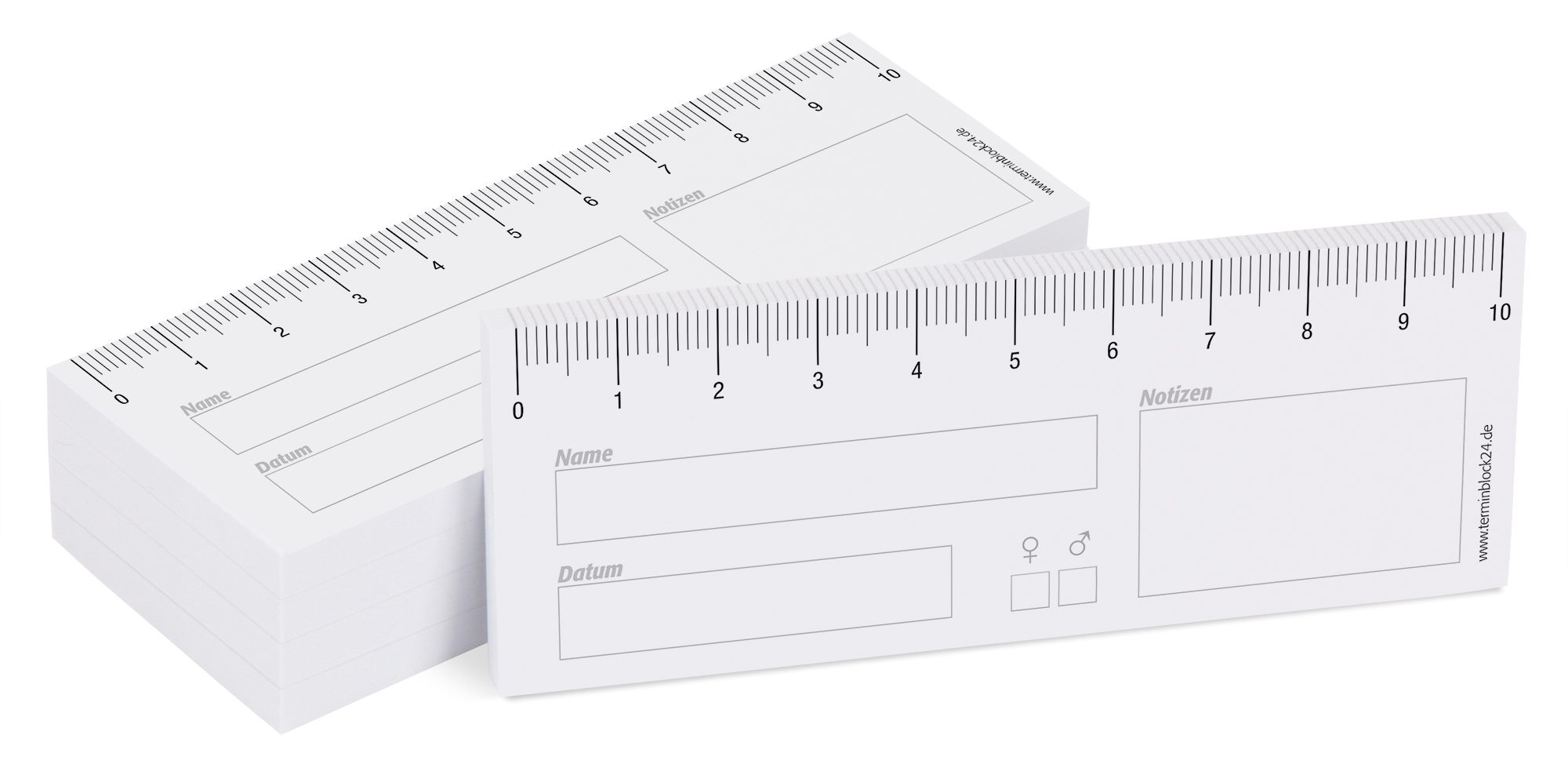 Haftnotiz-Wundlineal 10 cm - 5er Pack Haftnotiz-Wundlineal 10 cm - 5er Pack