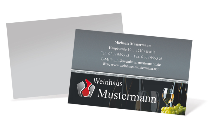 1212020213 Visitenkarte "Weinlese" Landscape Visitenkarte "Weinlese" Landscape