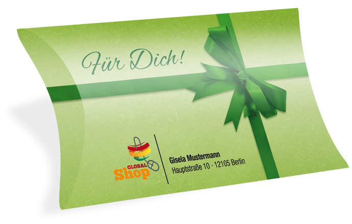 1231010181 Gutscheinkarte Etui "green Surprise" individuell Gutscheinkarte Etui "green Surprise" individuell