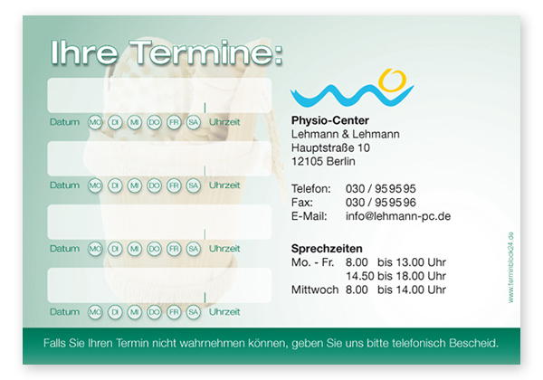1214010406 Terminzettel "Saunaliebe" - 4 Termine mit Wochentagen Terminzettel "Saunaliebe" - 4 Termine mit Wochentagen