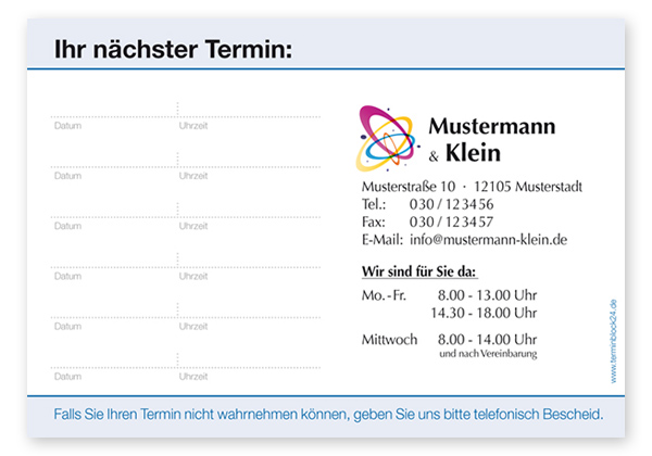 Terminzettel Classic #6.6