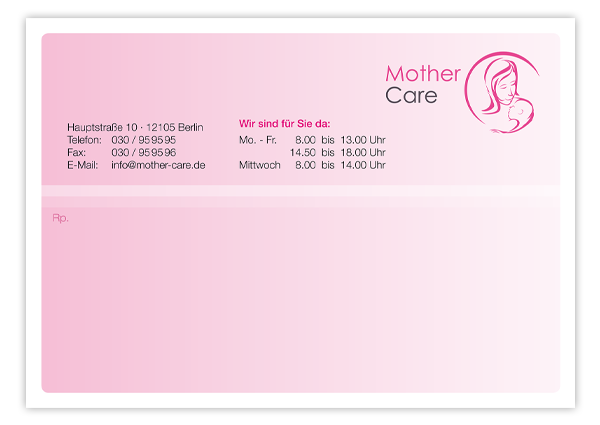 1225010633 Privat-Rezeptzettel Classic mit Eindruck Privat-Rezeptzettel Classic mit Eindruck