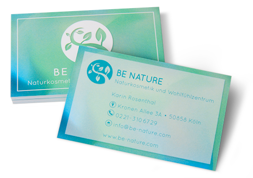 1212140101 Visitenkarte mit Softtouch-Mattfolie Visitenkarte mit Softtouch-Mattfolie