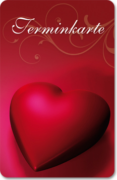 Terminkarte "Love" Terminkarte "Love"
