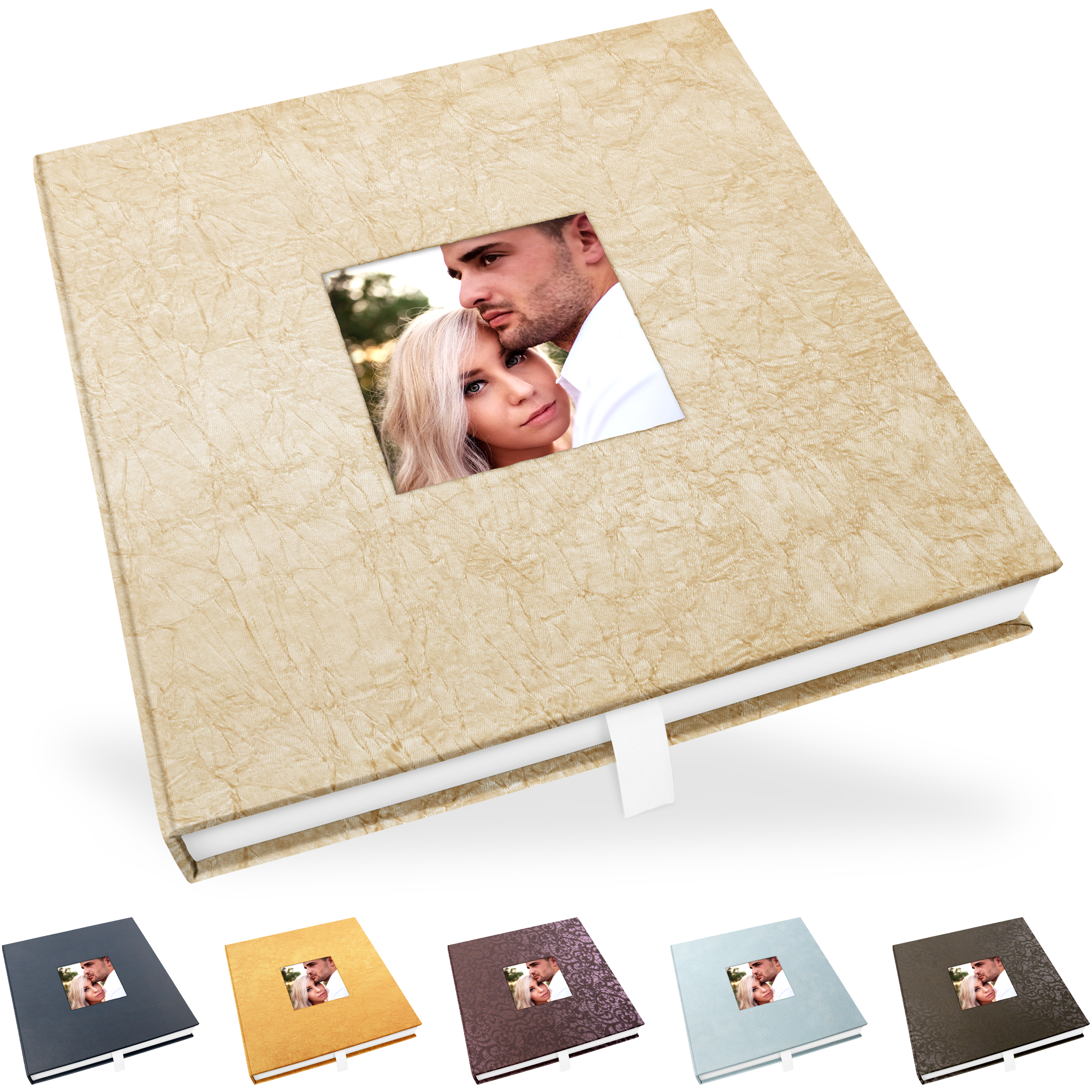 SCHD-IW-24x24 Klappschachtel 25 x 25 cm, mit Bildausschnitt, Innenschachtel weiß Klappschachtel 25 x 25 cm, mit Bildausschnitt, Innenschachtel weiß