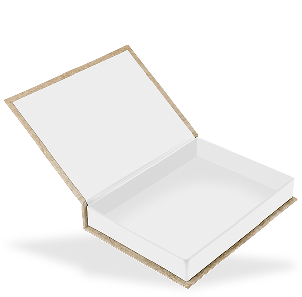 Klappschachtel 14 x 19 cm, mit Bildausschnitt, Innenschachtel weiß Klappschachtel 14 x 19 cm, mit Bildausschnitt, Innenschachtel weiß
