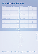 1215011040 Terminzettel "Da Vinci" - 10 Termine mit Wochentagen Terminzettel "Da Vinci" - 10 Termine mit Wochentagen