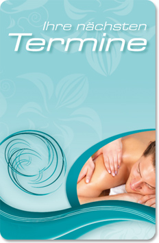 1204010162 Terminkarte "Wellnesstraum" Terminkarte "Wellnesstraum"