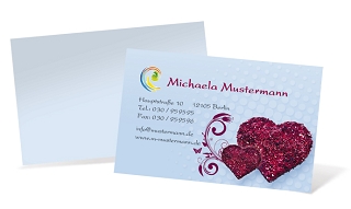 1212020189 Visitenkarte "Herzhaft" Landscape Visitenkarte "Herzhaft" Landscape