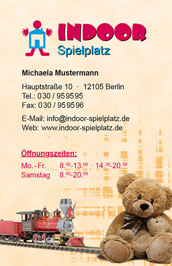 1212010168 Visitenkarte "Kinderträume" Visitenkarte "Kinderträume"