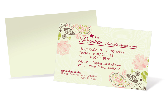 Visitenkarte "vintage art" Landscape Visitenkarte "vintage art" Landscape