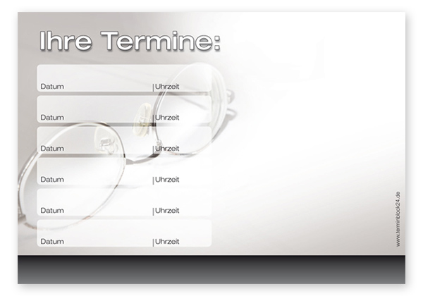 Terminzettel "Durchblick behalten" - 6 Termine Terminzettel "Durchblick behalten" - 6 Termine