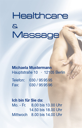 1212010147 Visitenkarte "Vitalität" Visitenkarte "Vitalität"