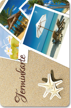 Terminkarte "Beachside" Terminkarte "Beachside"