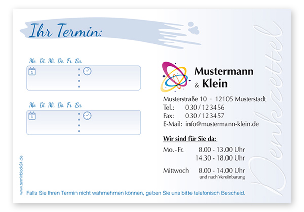 Terminzettel Classic #3.2