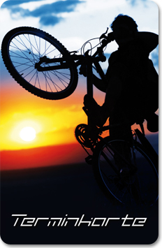 Terminkarte "mountainbike" Terminkarte "mountainbike"