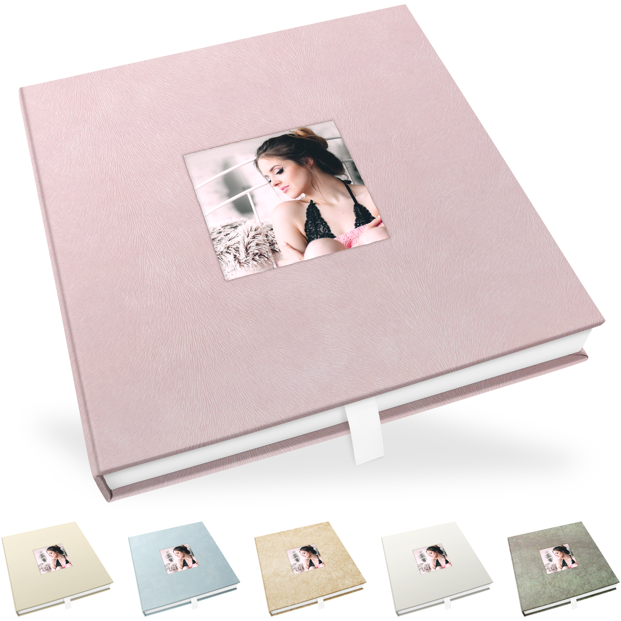 SCHD-IW-25x25 Klappschachtel 26 x 26 cm, mit Bildausschnitt, Innenschachtel weiß Klappschachtel 26 x 26 cm, mit Bildausschnitt, Innenschachtel weiß