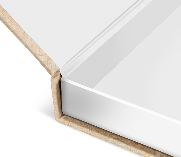 Klappschachtel 11 x 16 cm, ohne Bildausschnitt, Innenschachtel weiß Klappschachtel 11 x 16 cm, ohne Bildausschnitt, Innenschachtel weiß