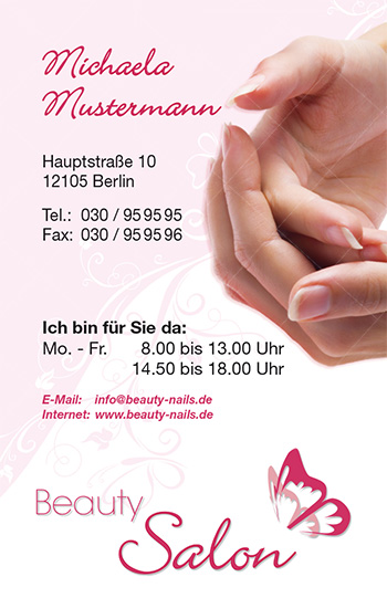 1212010106 Visitenkarte "Harmonie" Visitenkarte "Harmonie"