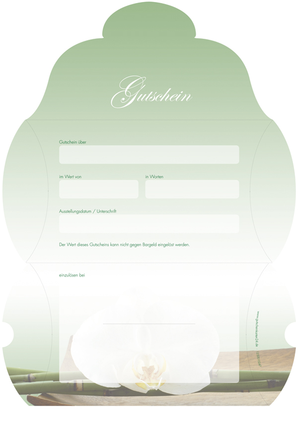 Gutscheinkarte Etui "Asia dreams" Gutscheinkarte Etui "Asia dreams"