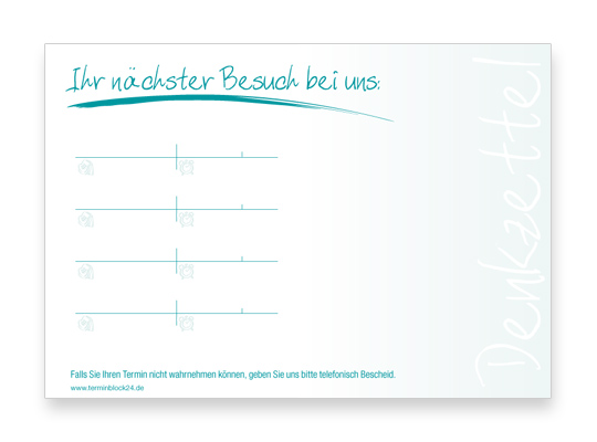 1203030402 Terminzettel Classic #3 mint Terminzettel Classic #3 mint