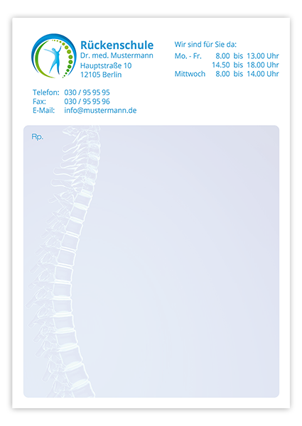 1225010615 Privatrezepte Trend mit Eindruck Privatrezepte Trend mit Eindruck