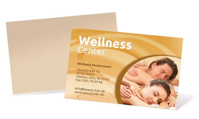 1212020164 Visitenkarte "Spa" Landscape Visitenkarte "Spa" Landscape