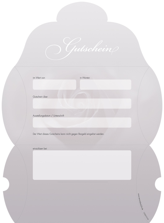 Gutscheinkarte Etui "einsame Rose" Gutscheinkarte Etui "einsame Rose"