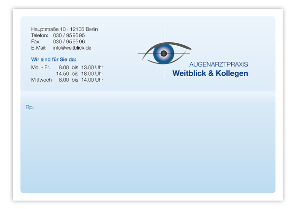 1225010632 Privatrezepte Classic mit Eindruck Privatrezepte Classic mit Eindruck