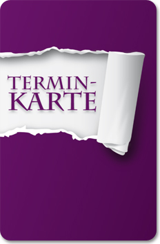 Terminkarte "scratched paper" Terminkarte "scratched paper"