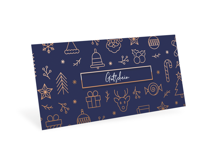 1208010398 Gutscheinkarte Classic "Christmas Vibes" individuell Gutscheinkarte Classic "Christmas Vibes" individuell