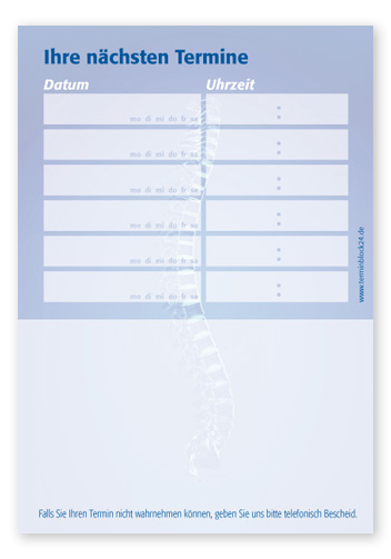 Terminzettel "Da Vinci" - 6 Termine mit Wochentagen Terminzettel "Da Vinci" - 6 Termine mit Wochentagen