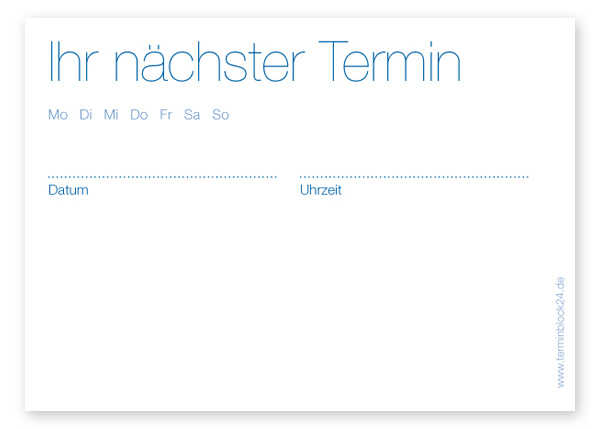 Terminzettel Mini "Easy" Terminzettel Mini "Easy"