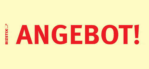 1301010150 BIZSTIX® Business Haftnotizen "Angebot!" BIZSTIX® Business Haftnotizen "Angebot!"