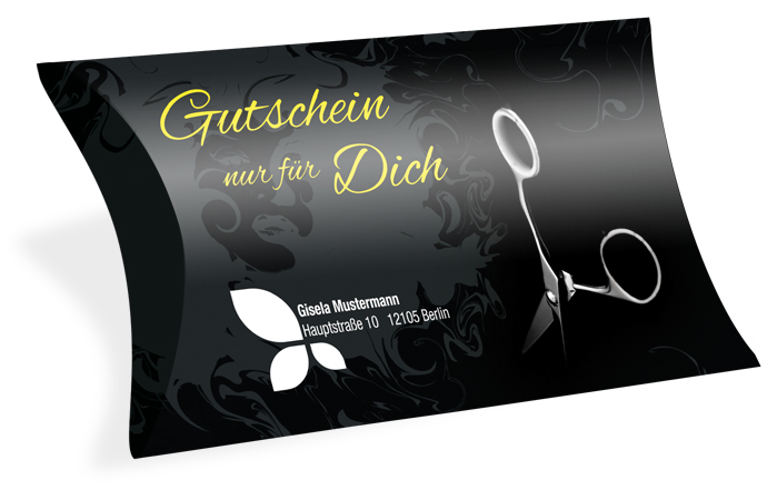 Gutscheinkarte Etui "Schnippschnapp" individuell Gutscheinkarte Etui "Schnippschnapp" individuell