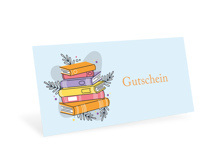 Gutscheinkarte Classic "Books" individuell