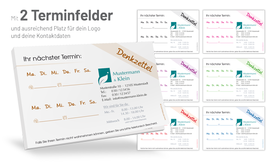 1202010201 Terminzettel Classic #1.2 Terminzettel Classic #1.2