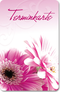 1204010186 Terminkarte "Flower" Terminkarte "Flower"