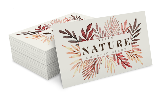 1212214008 Visitenkarte Naturpapier creme Querformat Visitenkarte Naturpapier creme Querformat